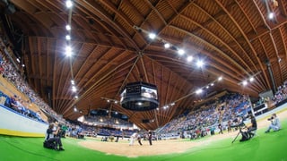 Tarpun verd e resgim enstagl glatsch en il stadion dal HCD.