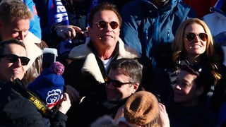 L’actur Arnold Schwarzenegger è in giast regular tar la cursa rapida a Kitzbühel. 