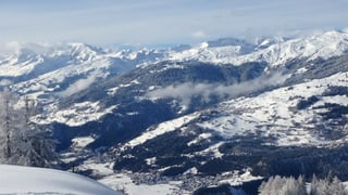 La costa nord da la Surselva cun ils vitgs Laax, Falera, Sagogn, Schluein, Ruschein, Ladir, Siat e Breil.