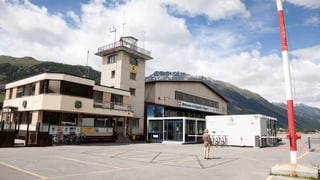 La plazza aviatica da Samedan.