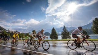 ciclists a San Murezzan