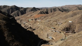 Ina mina da zinc en la Bolivia.