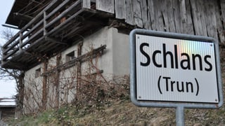 tavla dal vitg da Schlans, davosvart in clavà