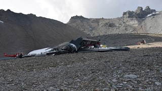 La Ju-52 ch' è crudada al Piz dal Segnas.