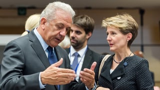 Dimitris Avramopoulos e Simonetta Sommaruga