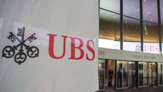 Entrada da la banca UBS.