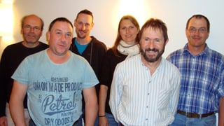 Suprastanza e presidenta da l‘uniun PRE Beverin (da san.): T. Lechner, M. Menn, R. Hassler, R. Göpfert, A. Melchior, B. Brand.