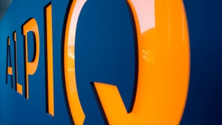 Purtret d'in logo da l'Alpiq. 