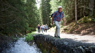 Tranteren è er sa mussà il sulegl a chaschun dal «Wandorama» ad Arosa