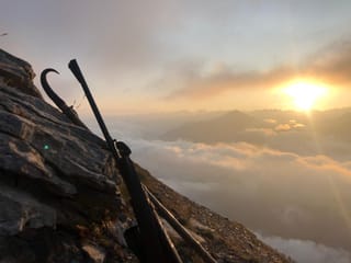 vista giu da muntogna