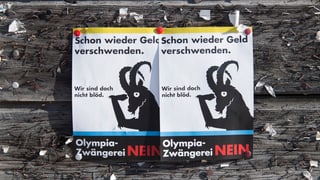 Placats cunter ina candidatura grischuna. 