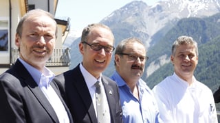 Da sinistra: Phlipp Gunzinger, Chrisitan Rathgeb, Victor Peer e Joachim Koppenberg