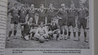 Il club da ballape da Mustér l'onn 1936.