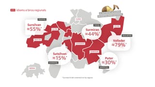 La carta dal grischun cun si las localitads da RTR La carta dal grischun cun si las localitads da RTR