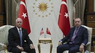 Mike Pence e Recep Tayyip Erdogan