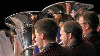 Impressiun dal concert da la Swiss Army Brass Band a la festa federala da musica