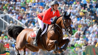 Il chavaltgader Steve Guerdat en acziun.