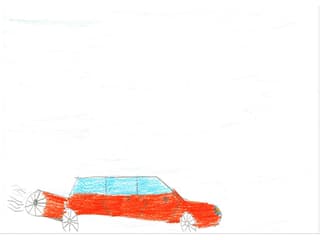 Maletg d'uffants cun auto