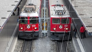 Locomotivas da la Viafier retica. 