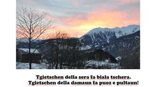 Proverbi da l'aura Proverbi da l'aura