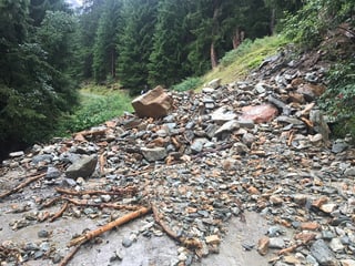 Via en la Val Russein, bova da gronda crappa. Via en la Val Russein, bova da gronda crappa.