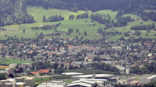 Vista sin Landquart ed Igis