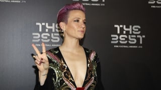 Purtret da Megan Rapinoe. Purtret da Megan Rapinoe.