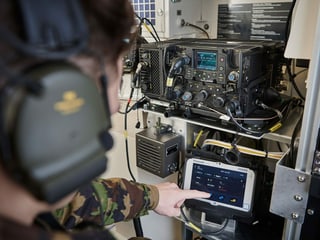 Apparat da communicaziun da l'armada svizra.