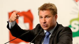 Toni Brunner pleda.