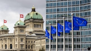 Chasa federala e la sedia da l'UE a Brüssel