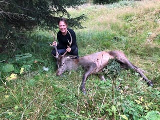 Quest taur tschierv da sis ha Sandra Capol sajettà en la regiun Andiast.