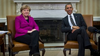 Angela Merkel e Barack Obama.
