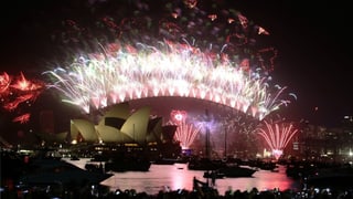 Fieu artifizial a Sydney. Fieu artifizial a Sydney.