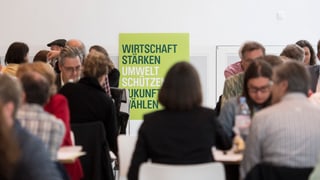La radunanza dals delegads dals Verd-liberals a Stäfa.