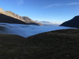 Impressiuns davent da l'Umbrail vers la val da Flavio Ruinatscha, Müstair.