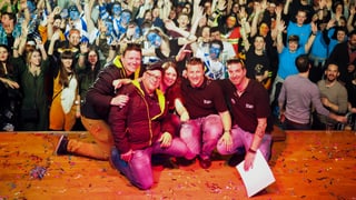 Il comité d'organisaziun partent da san.: Flavio Sterli, Tizioano Bruseghini, Silvana Looser, Claudio Savoldelli, Georg Collet.