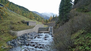 Visualisaziun da la tschiffada d’aua dal Flüela. Visualisaziun da la tschiffada d’aua dal Flüela.