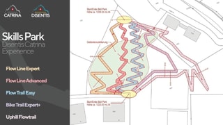 In plan da las rutas construidas.