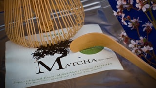 satget cun pulvra da Matcha satget cun pulvra da Matcha