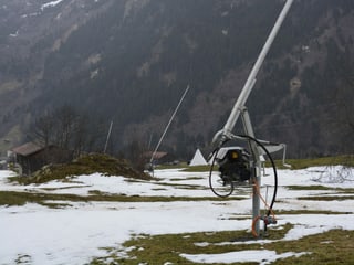 Las lantschas per far naiv na pon il mument betg vegnir en funcziun. Las temperaturas èn memia autas. 