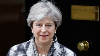 Purtret da la primministra Theresa May.