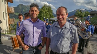 Curdin Capeder (sen.) e Stefan Schmid
