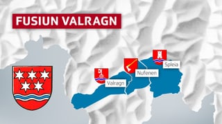 Carta da las trais vischnancas (Valragn, Nufenen, Spleia) che furman la vischnanca Valragn.