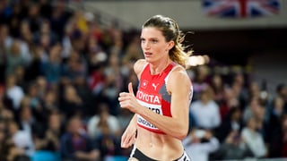 L'atleta svizra Lea Sprunger