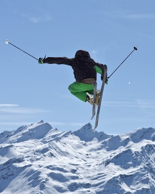 In skiunz a Verbier.