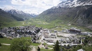 Vista sin Andermatt.