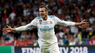 il ballapedist Garret Bale sa legra da ses gol decisiv