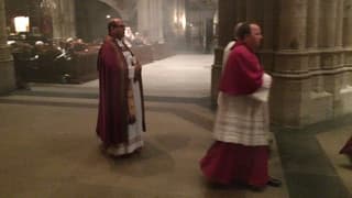 Tar la producziun dal chor dal gimnasi da la claustra è l'avat stà il celebrant da las vespras.