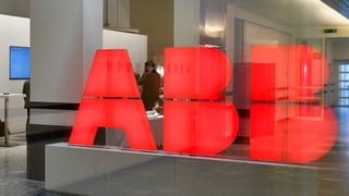 Il logo dal concern svizzer ABB. 