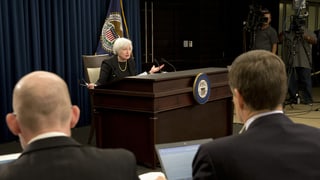 La schefa da la Banca federala americana Janet Yellen infurmescha las medias.